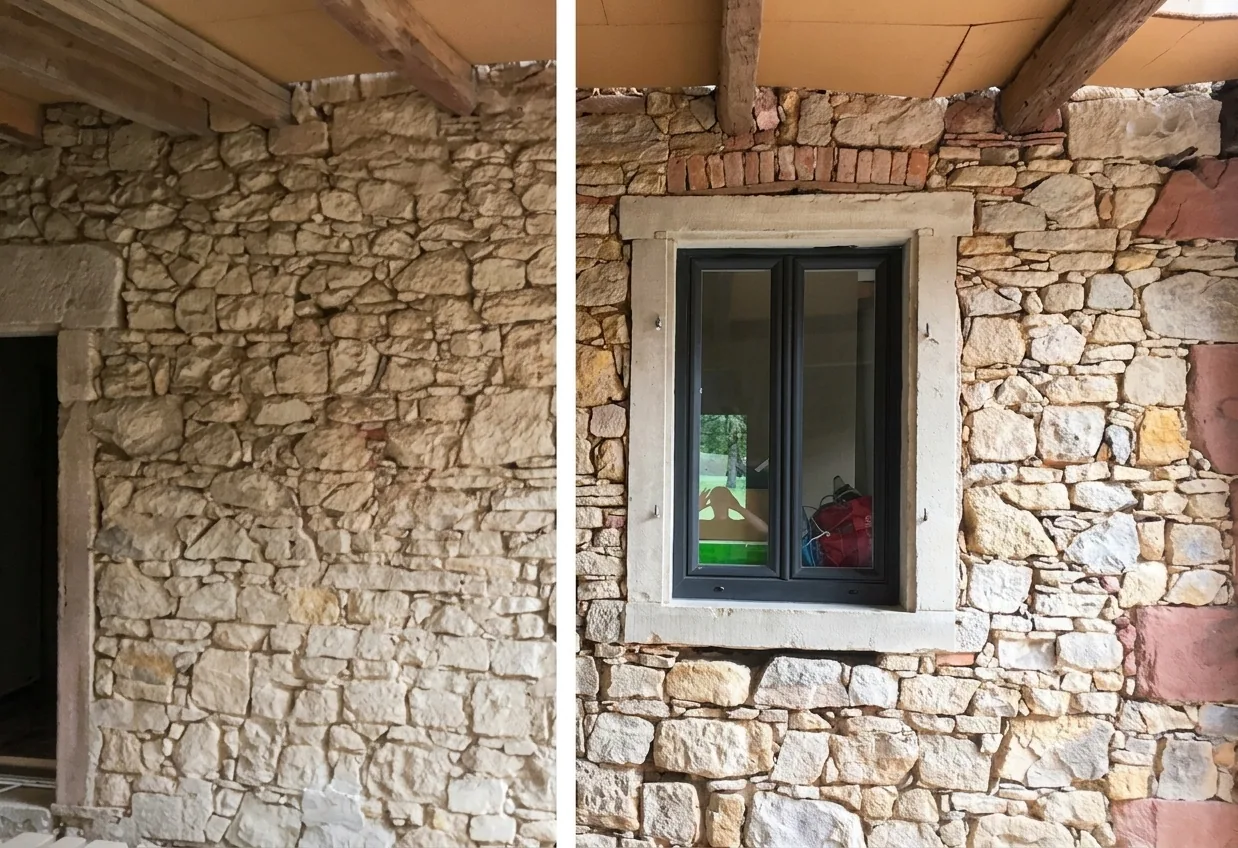 Ravalement de façade à Seine-et-Marne — après (chantier 1)